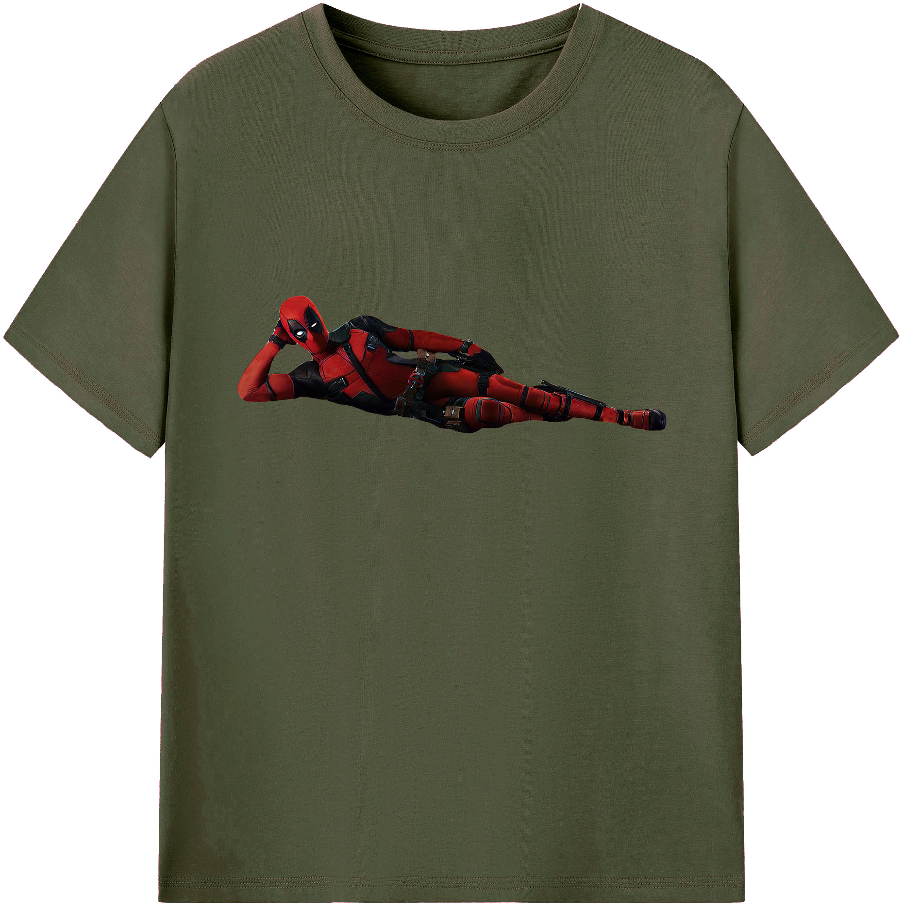 （画像用） Deadpool デッドプール 綿100％ メンズ半袖Tシャツ｜肌触りやわらか＆通気性